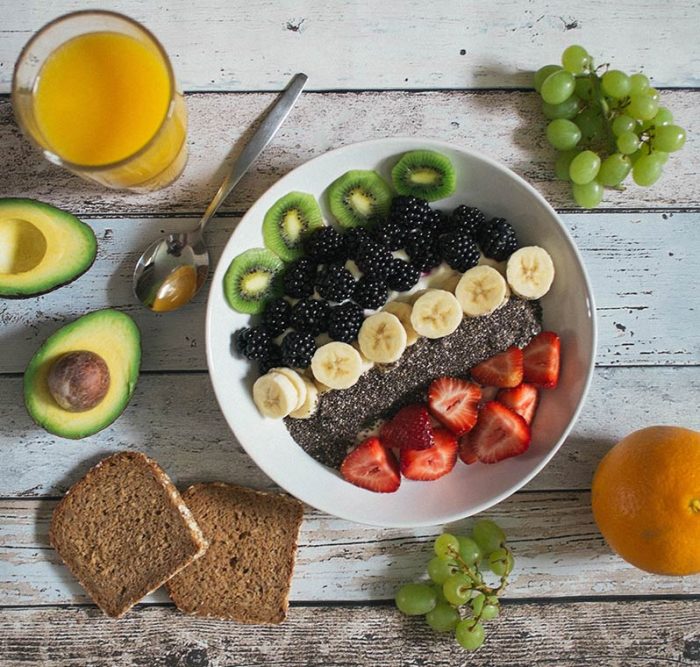 Plated Fruit Table